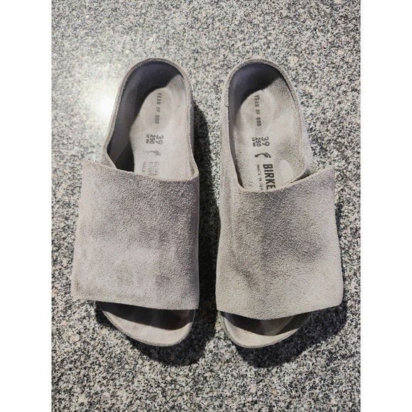 BIRKENSTOCK FEAR OF GOD LOS FELIZ SUEDE SUEDE LEATHER SIZE 39 - Picture 1 of 7